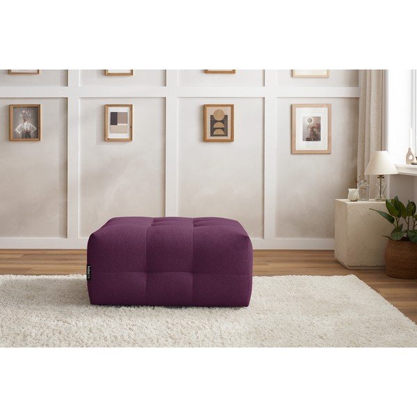 Temno vijoličen tabure Kleber - Bobochic Paris-image-1