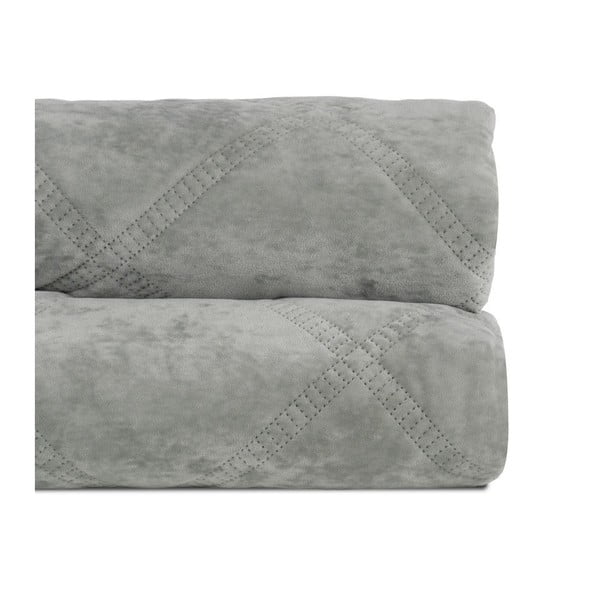 Prašno zeleno prešito pregrinjalo 230x260 cm – Ixia