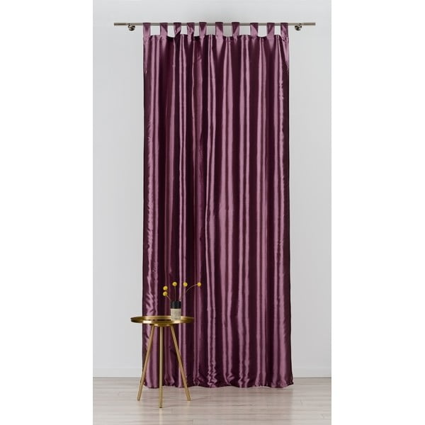 Temno vijolična zavesa 140x245 cm Royal Taffeta – Mendola Fabrics