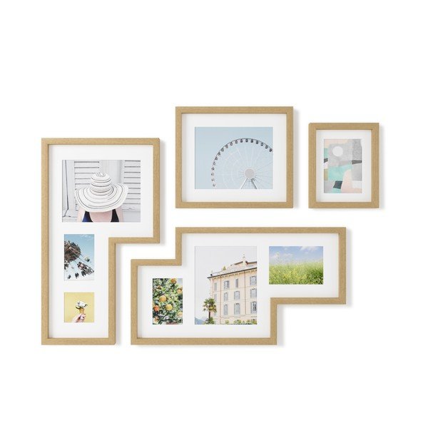 Plastični okvirji v kompletu 4 kos 38x69 cm Mingle - Umbra-image-4