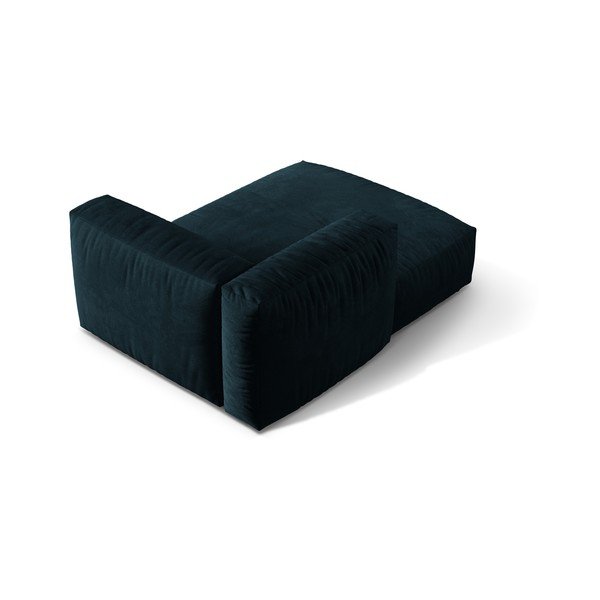 Temno moder žameten modul za sedežno garnituro (levi kot) Martina – Micadoni -image-2