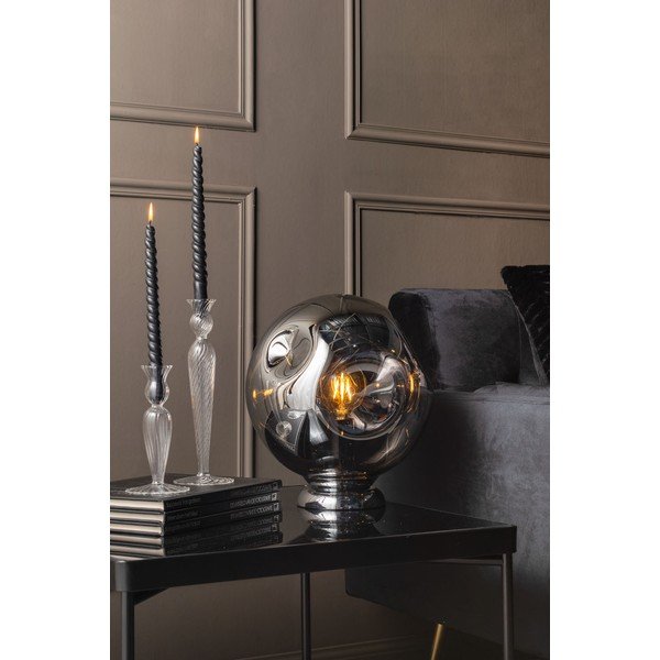 Steklen svečnik PT LIVING Swirl, višina 17 cm-image-1