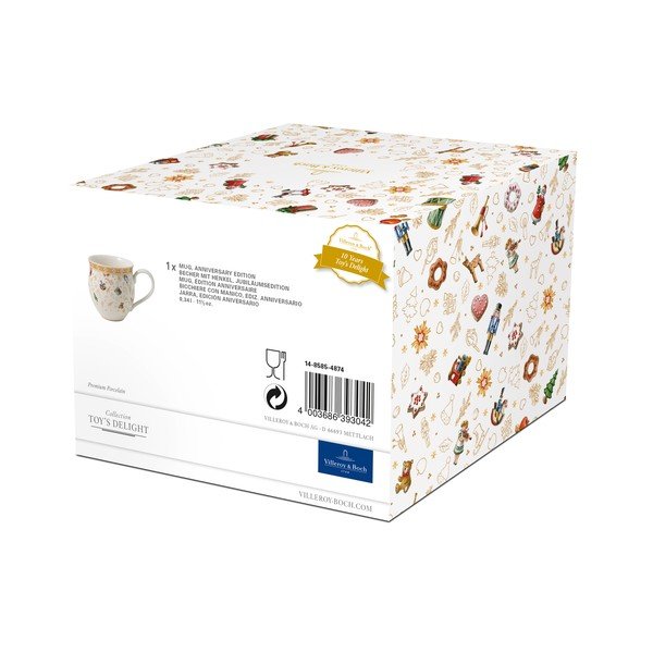 Bela porcelanasta skodelica z božičnim motivom Villeroy&Boch-image-3