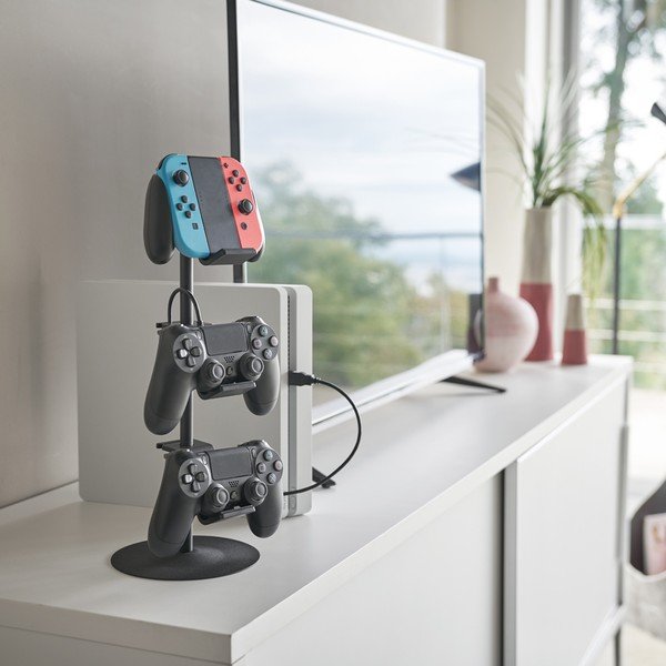 Črno kovinsko večnamensko stojalo Smart – YAMAZAKI-image-1