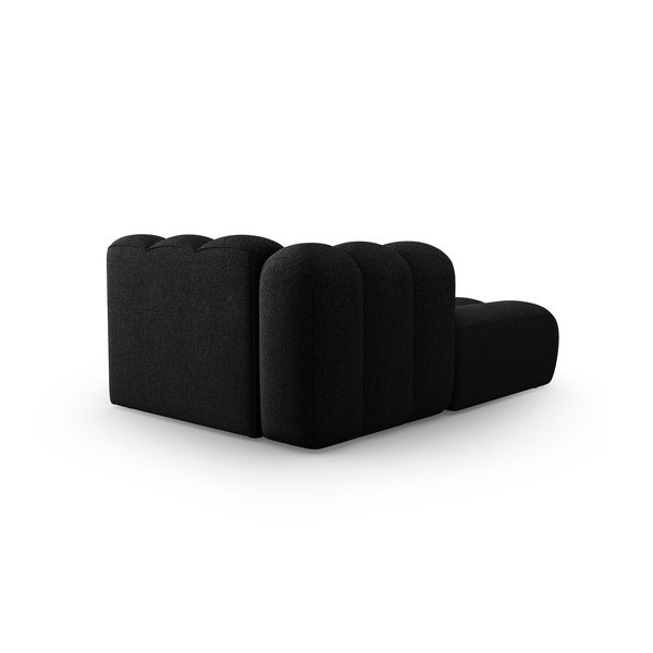 Črno-antracitno siv ležalnik (levi kot) Lupine – Micadoni Home-image-3