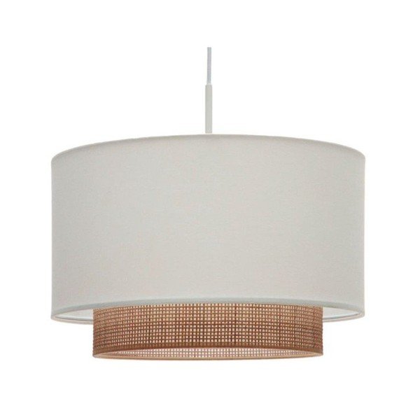 Belo tekstilno senčilo ø 40 cm Erna – Kave Home