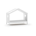 Bela postelja v obliki hiške 90x200 cm Amori - Vipack