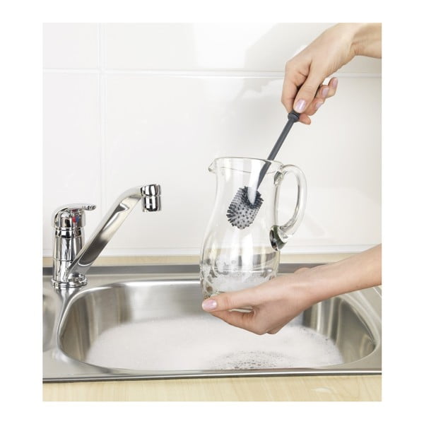 Silikonska ščetka za pomivanje posode Wenko Brush, dolžina 25 cm-image-3