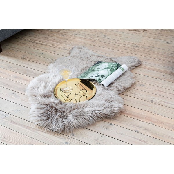 Svetlo sivo umetno krzno Tiseco Home Studio Ovčja koža, 60 x 90 cm-image-1