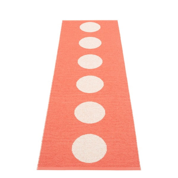 Rožnato-oranžen zunanji in notranji tekač 70x225 cm Vera Flamingo – Pappelina