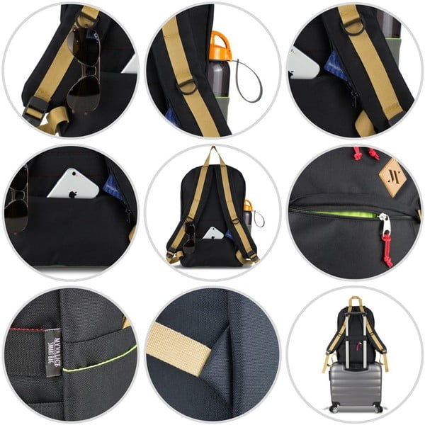 Zelen nahrbtnik z USB priključkom My Valice FREEDOM Smart Bag-image-2