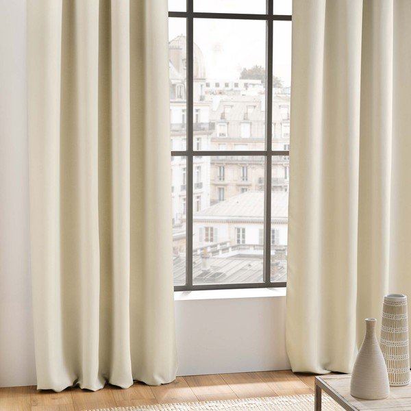Kremno bela zatemnitvena zavesa 135x240 cm Occult – douceur d'intérieur-image-1