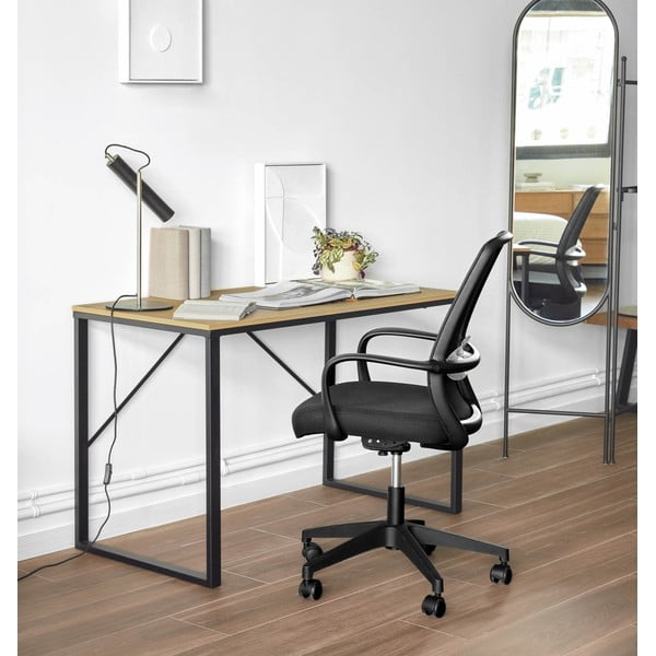 Črn pisarniški stol Melva – Kave Home-image-1