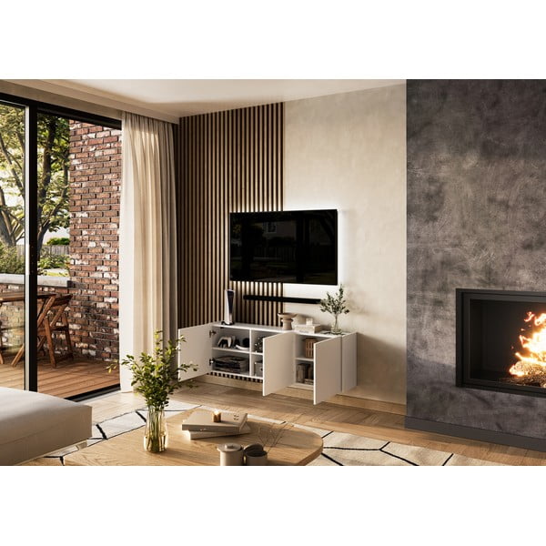 Bela TV omarica 138x45 cm Piana – Germania-image-4