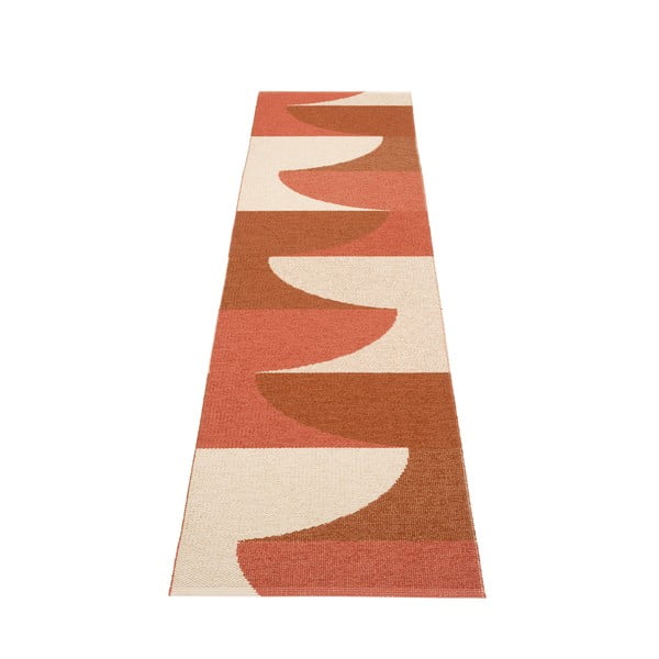 Opečnato oranžen zunanji in notranji tekač 70x270 cm Hill Brick Rust – Pappelina-image-2