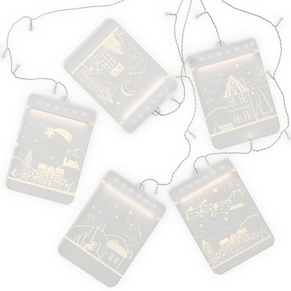 Božična svetlobna veriga 150 cm Christmas City - DecoKing-image-1