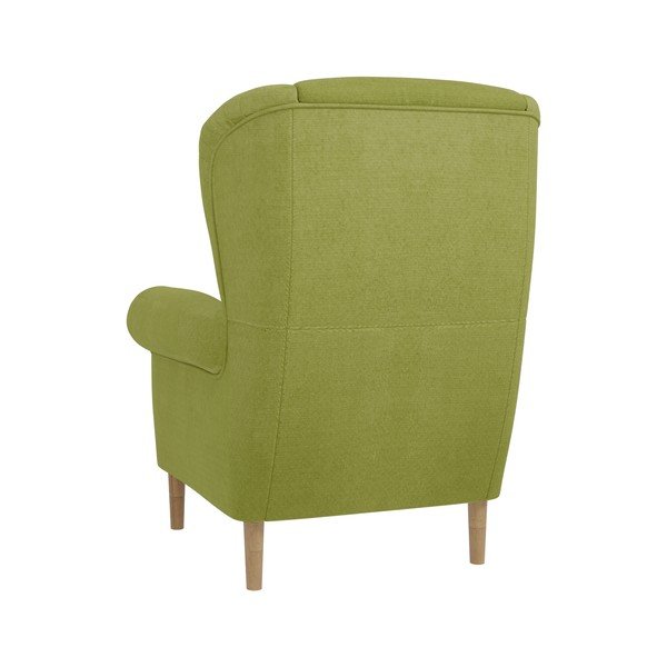 Zelen fotelj z naslonom Swan – Ropez-image-2