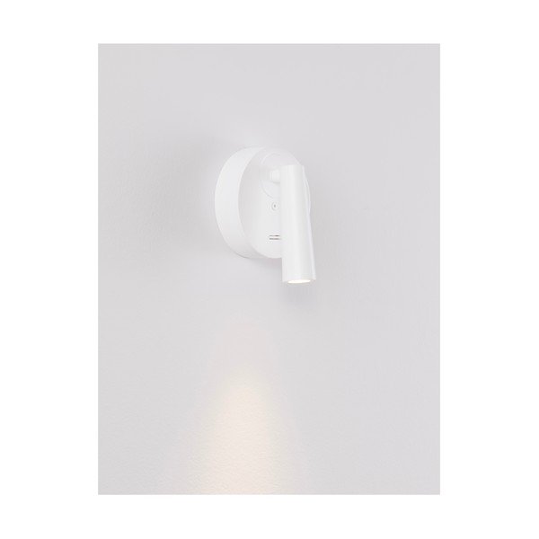 Mat belo aluminijasto LED točkovno svetilo z upogljivo konstrukcijo 7x10 cm Tico – Nova Luce-image-2