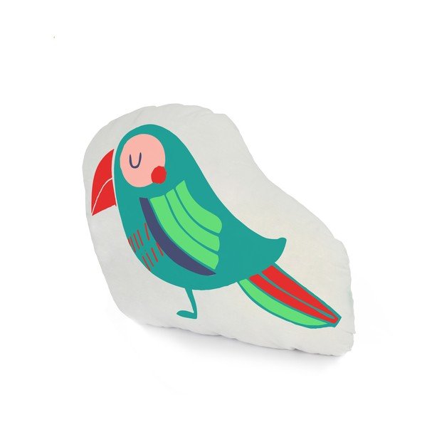 Bombažna blazina Moshi Moshi Pretty Parrots, 40 x 30 cm-image-1