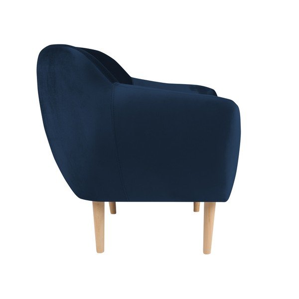 Temno moder fotelj Mazzini Sofas Benito-image-3