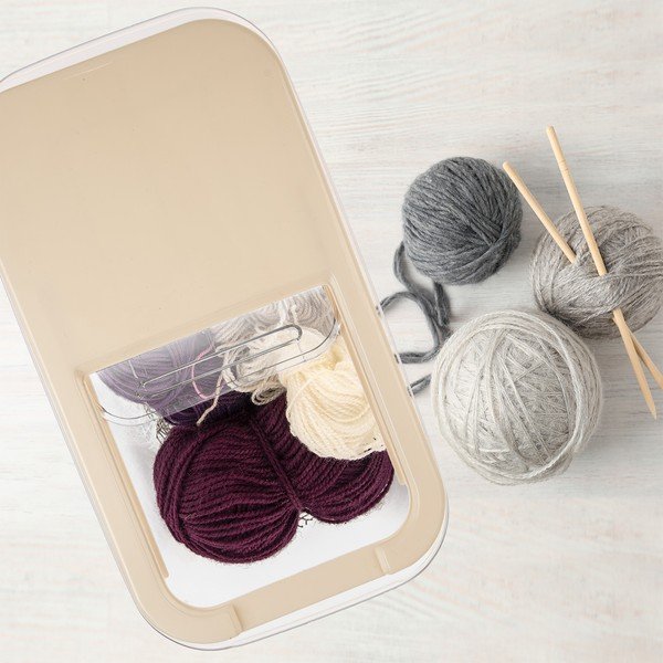 Plastična škatla za shranjevanje s pokrovom 35x20x23 cm Slop – Orion-image-2