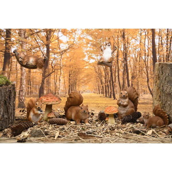 Vrtna figurica iz poliresina Squirrel – Esschert Design-image-1