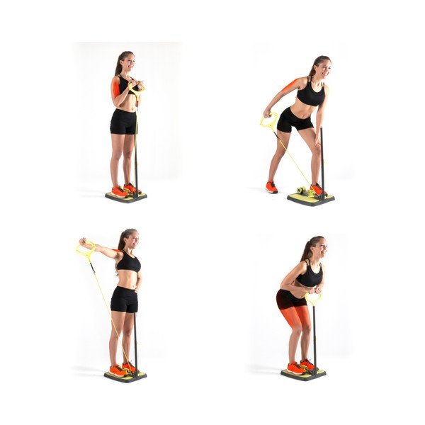 Platforma za krepitev mišic zadnjice in nog z navodili za vadbo InnovaGoods Fitness-image-3