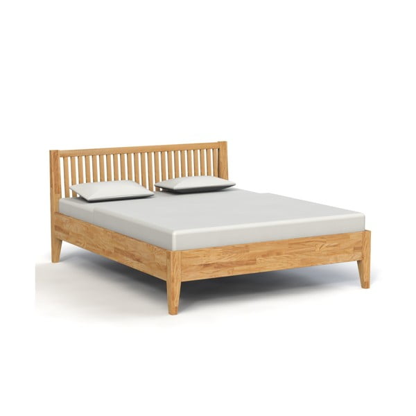 Hrastova zakonska postelja 200x200 cm Odys - The Beds