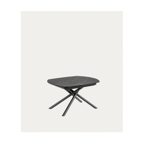 Raztegljiva jedilna miza z dodatno ploščo s keramično ploščo 100x130 cm Yodalia – Kave Home-image-3