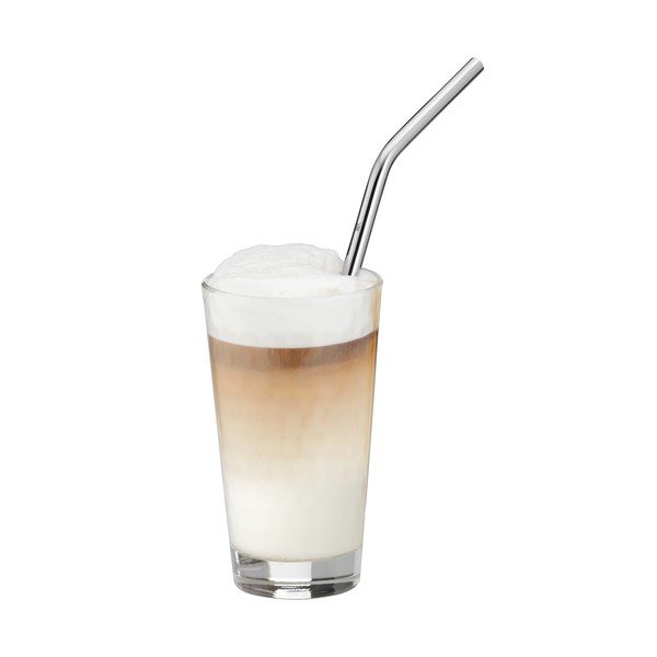 Kovinske slamice v kompletu 6 ks s čistilno krtačko – WMF-image-1