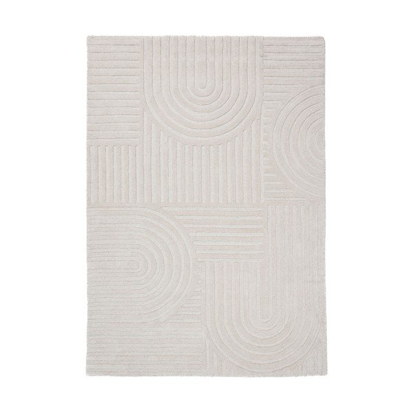 Slonokoščena ročno tkana volnena preproga 200x290 cm Zen Garden – Flair Rugs