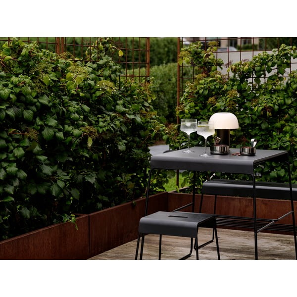 Črn kovinski stolček A-Stool – Zone-image-4