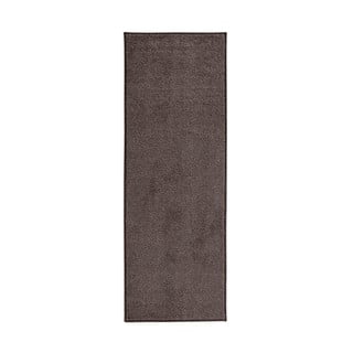 Antracitno siv tekač Hanse Home Pure, 80 x 400 cm