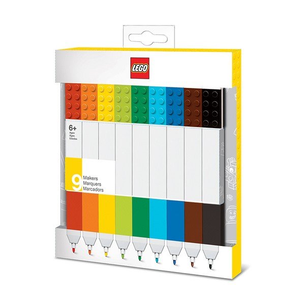 Komplet 9 označevalnikov Pyramid International Lego Batman