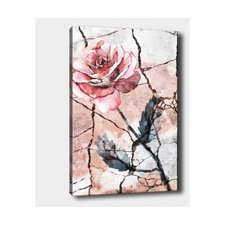 Stenska slika na platnu Tablo Center Lonely Rose, 40 x 60 cm