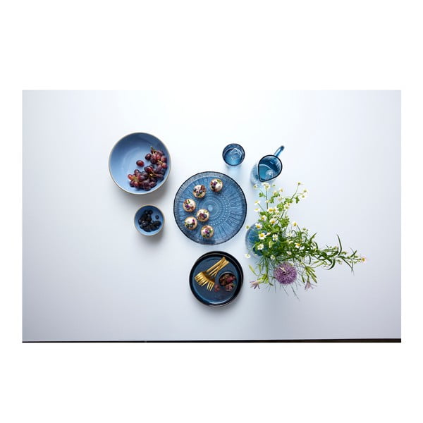 Moder steklen servirni krožnik ø 30 cm Kusintha – Bitz-image-3