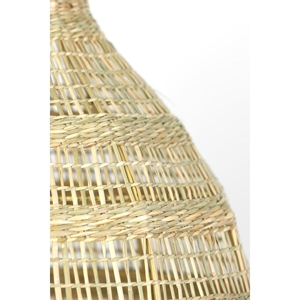 Viseča svetilka v naravni barvi s senčilom iz morske trave ø 38 cm Sagar – Light & Living-image-4