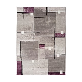 Sivo-vijolična preproga Universal Detroit, 80 x 150 cm