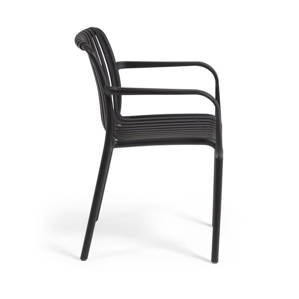 Črni vrtni stol Kave Home Isabellini-image-2