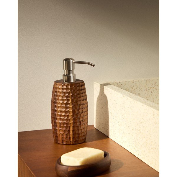 Rjav lesen podstavek za milo Fraz – Kave Home-image-2