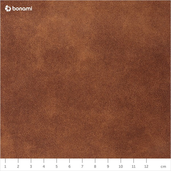 Konjak rjav puf v imitacij usnja Actona Doria, ⌀ 60 cm-image-4