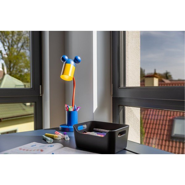 Modra namizna svetilka s kovinskim senčilom (višina 50 cm) Mouse – GTV-image-1
