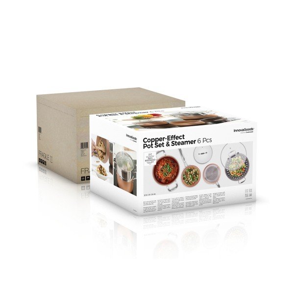 Komplet loncev s parnikom InnovaGoods Copper-Effect-image-2