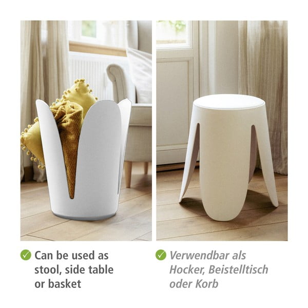 Bel plastičen stolček Comiso – Wenko-image-4