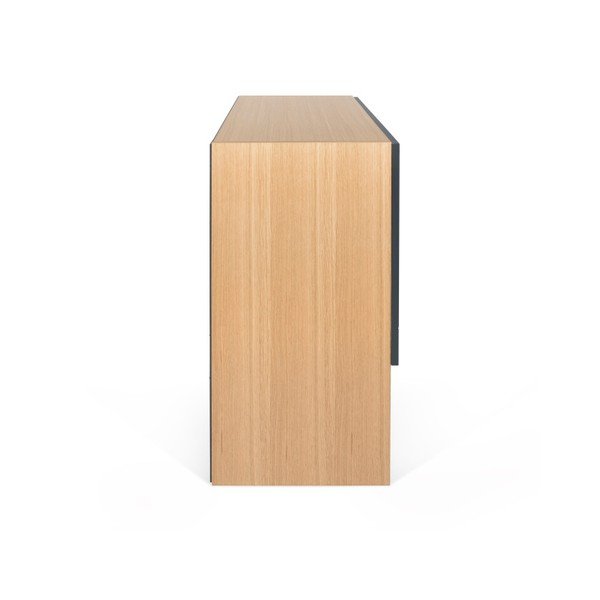 Komoda v dekorju hrastovega lesa z antracitnimi detajli TemaHome Nyla-image-3