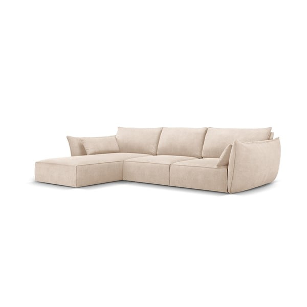 Bež kotni kavč (levi kot) Vanda - Mazzini Sofas-image-2