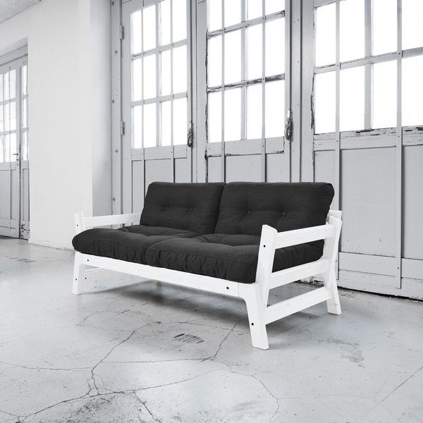 Raztegljiv kavč Karup Step White/Dark