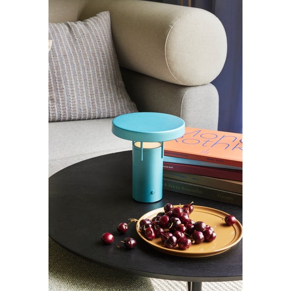 Modra LED zatemnitvena namizna svetilka (višina 20 cm) BringMe – Hübsch-image-1