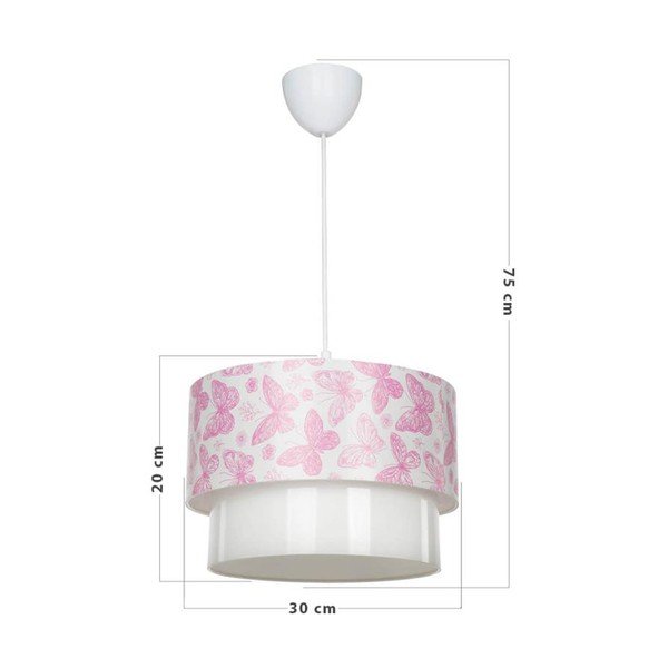 Belo-rožnata otroška svetilka - Squid Lighting-image-3