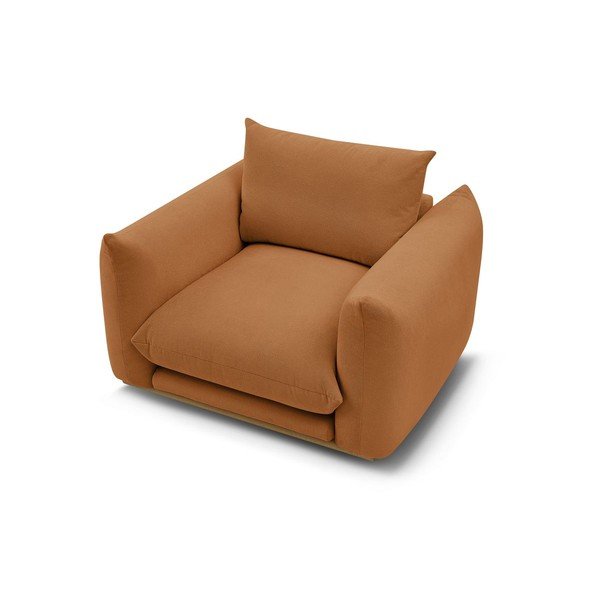 Oranžen fotelj Ernest – Bobochic Paris-image-4